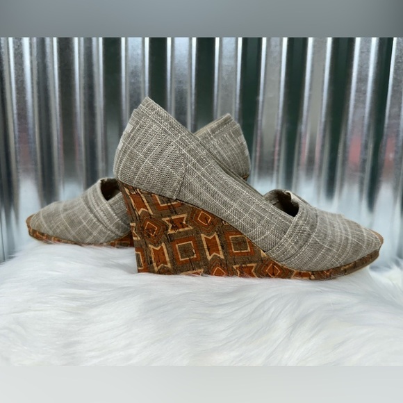 Toms open toe cork wedge - Picture 1 of 7